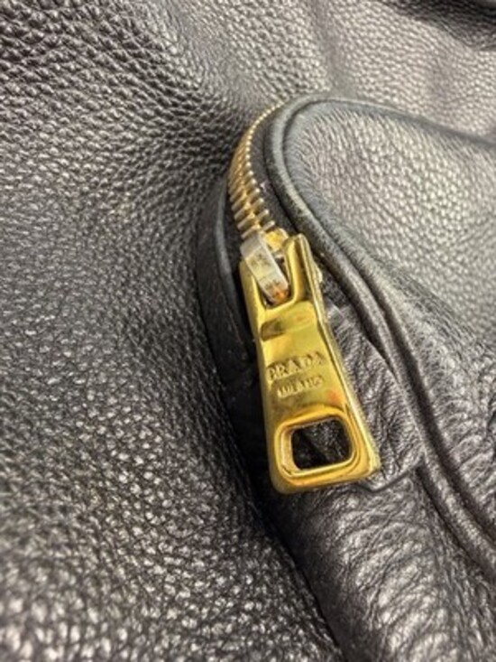 Prada Black Vitello Daino Bag Backpack See Info main image 6